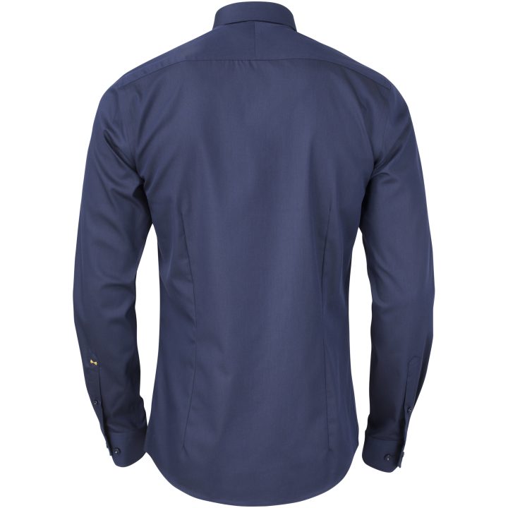 Skjorta YB50 Twill Slim Marinblå J.Harvest & Frost XS – bild 2