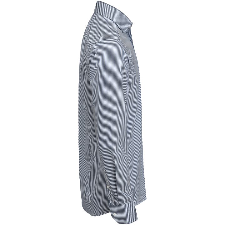 Skjorta YB50 Twill Slim Navy Stripe J.Harvest & Frost XS – bild 7