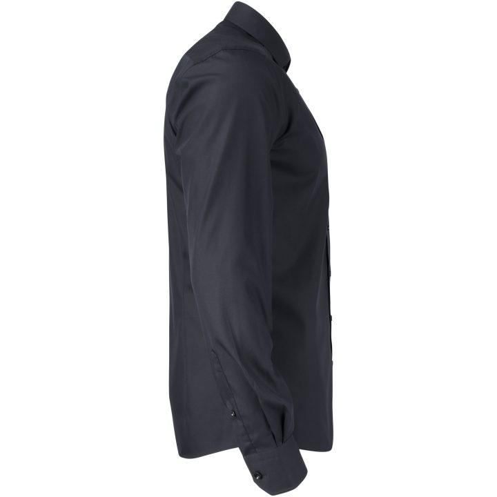 Skjorta YB50 Twill Slim Svart J.Harvest & Frost XS – bild 5