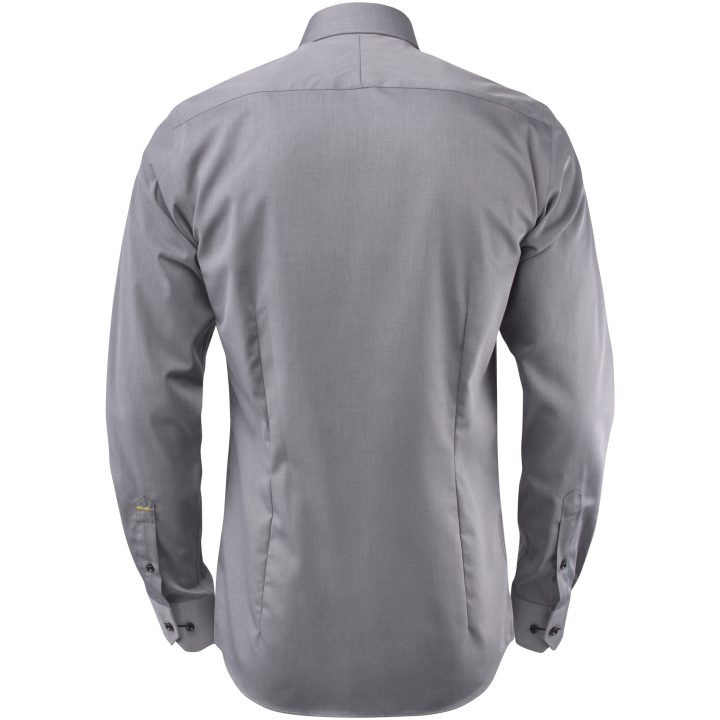 Skjorta YB51 Twill Regular Grå/svart J.Harvest & Frost s – bild 5