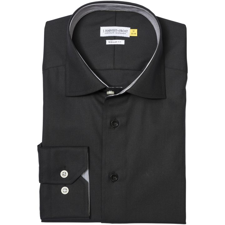 Skjorta YB51 Twill Regular Svart/svart J.Harvest & Frost s – bild 2