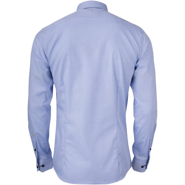 Skjorta YB51 Twill Slim Himmelsblå/marinblå J.Harvest & Frost XS – bild 3