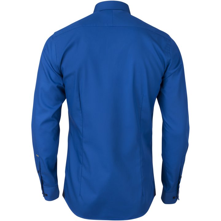 Skjorta YB51 Twill Slim Kungsblå/marinblå J.Harvest & Frost M – bild 3