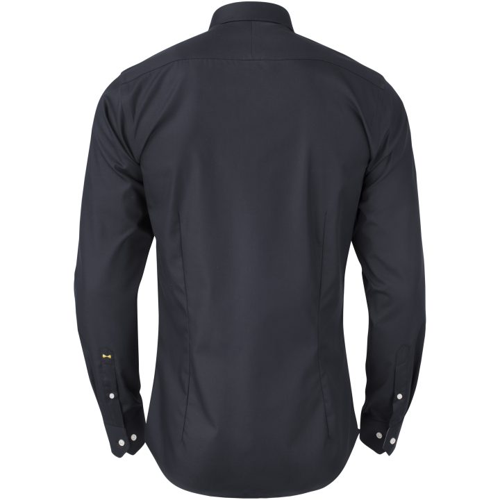 Skjorta YB51 Twill Slim Svart/svart J.Harvest & Frost XS – bild 3