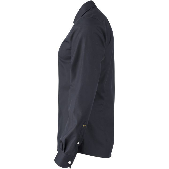 Skjorta YB51 Twill Slim Svart/svart J.Harvest & Frost XS – bild 4