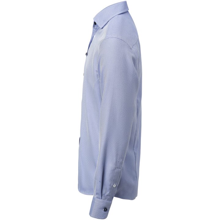 Skjorta YB55 Jacquard Slim Blå J.Harvest & Frost XS 35/36 – bild 7
