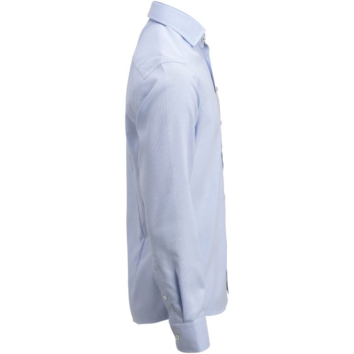 Skjorta YB55 Jacquard Slim Himmelsblå J.Harvest & Frost XS 35/36 – bild 2