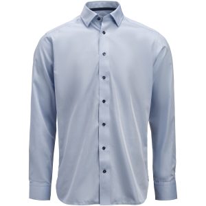 Skjorta YB56 Twill Regular Himmelsblå/marinblå J.Harvest & Frost