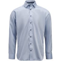 Skjorta YB56 Twill Regular Himmelsblå/marinblå J.Harvest & Frost