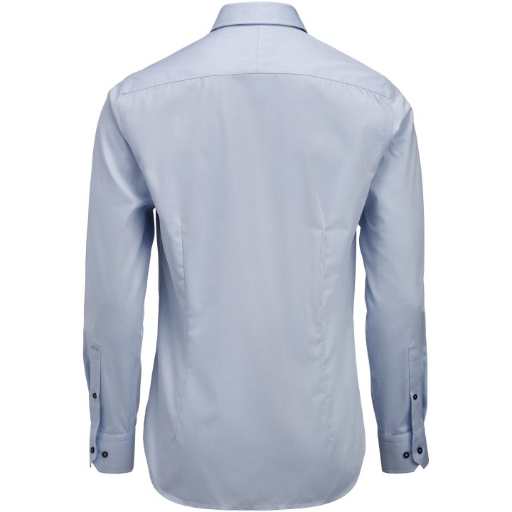 Skjorta YB56 Twill Regular Himmelsblå/marinblå J.Harvest & Frost S 37/38 – bild 5