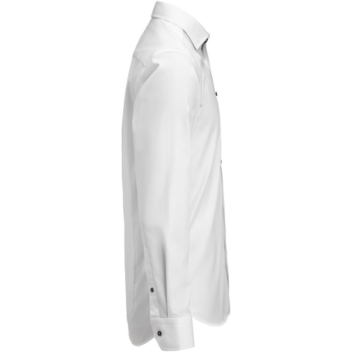 Skjorta YB56 Twill Slim Vit Marinblå J.Harvest & Frost XS 35/36 – bild 4