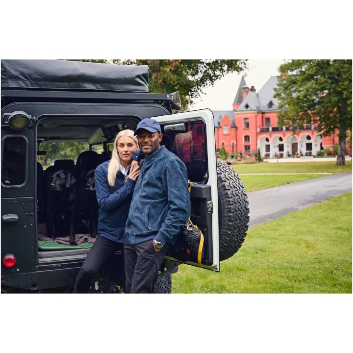 Skjortjacka Lander Marinblå James Harvest – bild 5