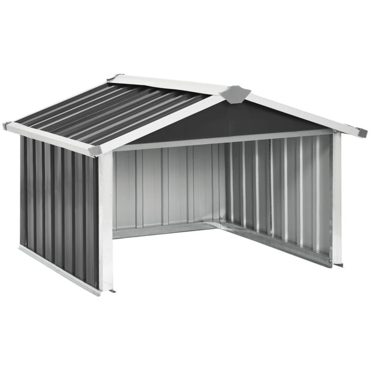 Skjul för robotgräsklippare 92x97x63 cm galvaniserat stål vidaXL – bild 2