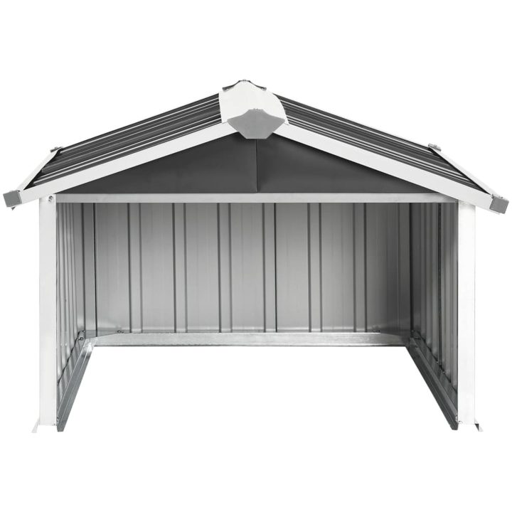 Skjul för robotgräsklippare 92x97x63 cm galvaniserat stål vidaXL – bild 4