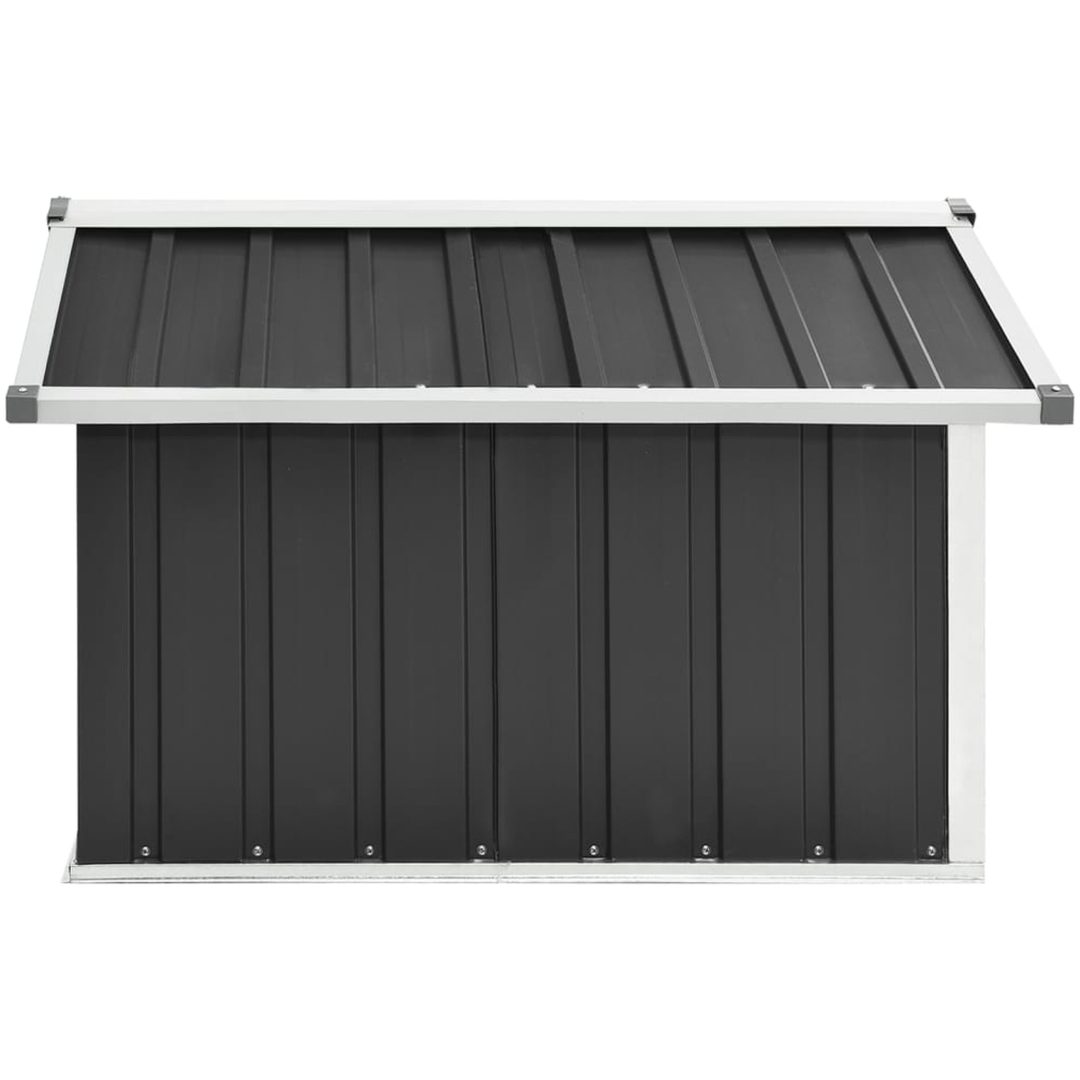 Skjul för robotgräsklippare 92x97x63 cm galvaniserat stål vidaXL – bild 5