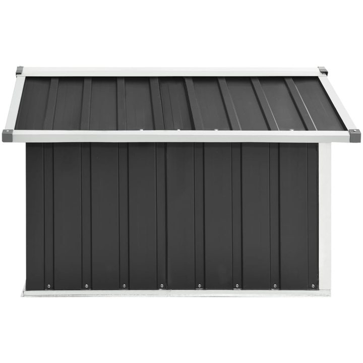 Skjul för robotgräsklippare 92x97x63 cm galvaniserat stål vidaXL – bild 5
