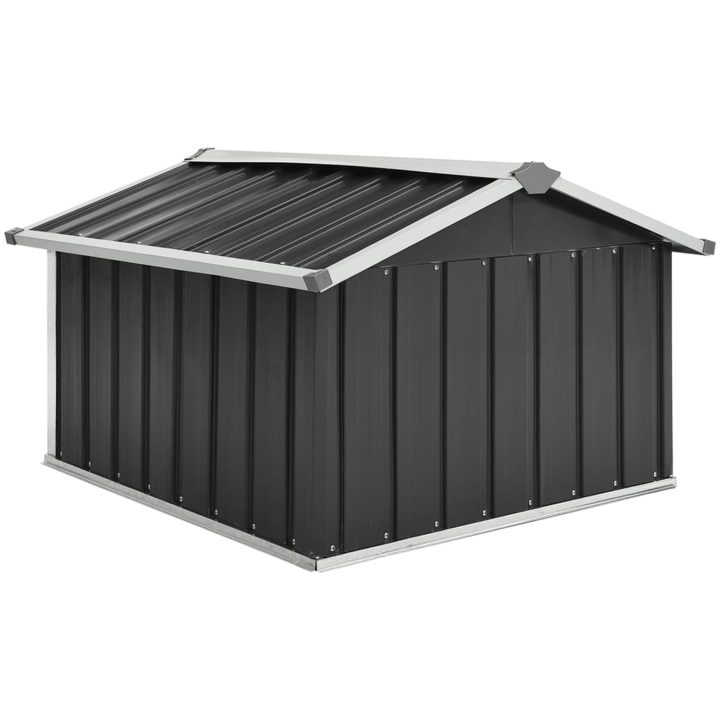 Skjul för robotgräsklippare 92x97x63 cm galvaniserat stål vidaXL – bild 6