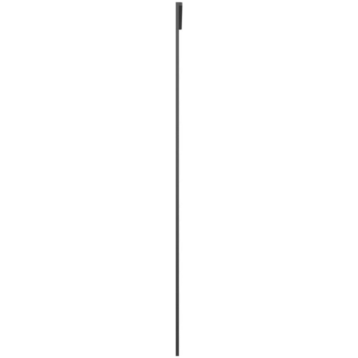 Skjutdörr aluminium med ESG-glas svart vidaXL 76 x 205 cm – bild 4