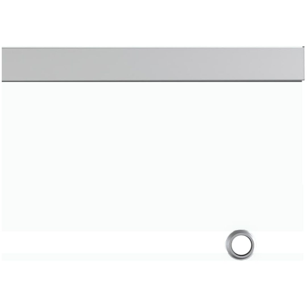 Skjutdörr ESG-glas och aluminium silver vidaXL 90 x 205 cm – bild 5