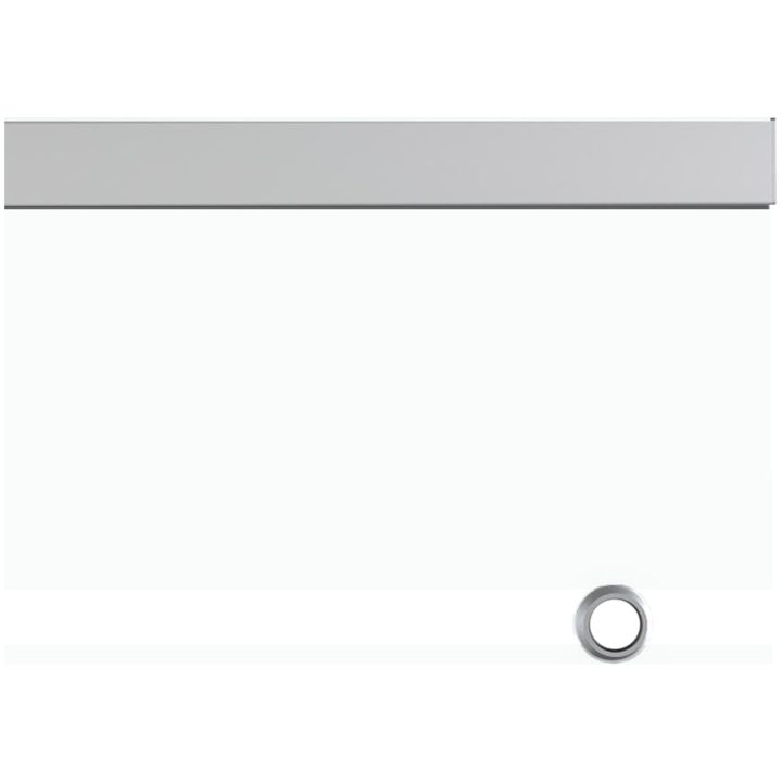 Skjutdörr ESG-glas och aluminium silver vidaXL 90 x 205 cm – bild 5