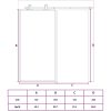 Skjutdörr ESG-glas och aluminium vit vidaXL 102.5 x 205 cm – miniatyr 7
