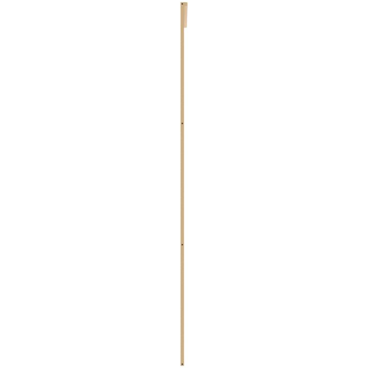 Skjutdörr guld frostat ESG-glas och aluminium vidaXL 102.5 x 205 cm – bild 5