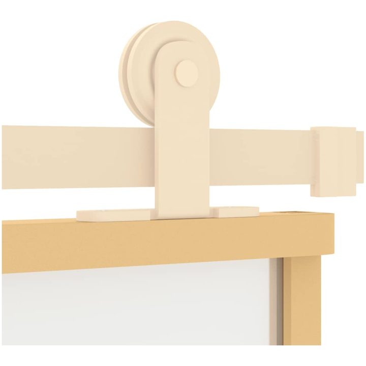 Skjutdörr guld frostat ESG-glas och aluminium vidaXL 102.5 x 205 cm – bild 7