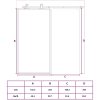 Skjutdörr guld frostat ESG-glas och aluminium vidaXL 102.5 x 205 cm – miniatyr 10
