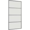 Skjutdörr med beslag svart 102,5x205 cm ESG-glas vidaXL 102.5 x 205 cm (200 cm sliding rail) – miniatyr 5