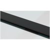 Skjutdörr med beslag svart 102x205 cm ESG-glas vidaXL 102 x 205 cm (213 cm sliding rail) – miniatyr 8