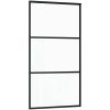 Skjutdörr med beslagset 102x205 cm ESG glas och aluminium vidaXL 102 x 205 cm (213.5 cm) – miniatyr 4