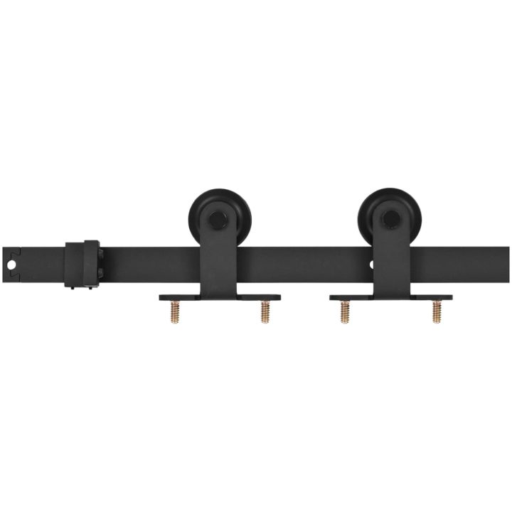 Skjutdörr med beslagset ESG glas och aluminium vidaXL 76 x 205 cm (183 cm sliding rail) – bild 7