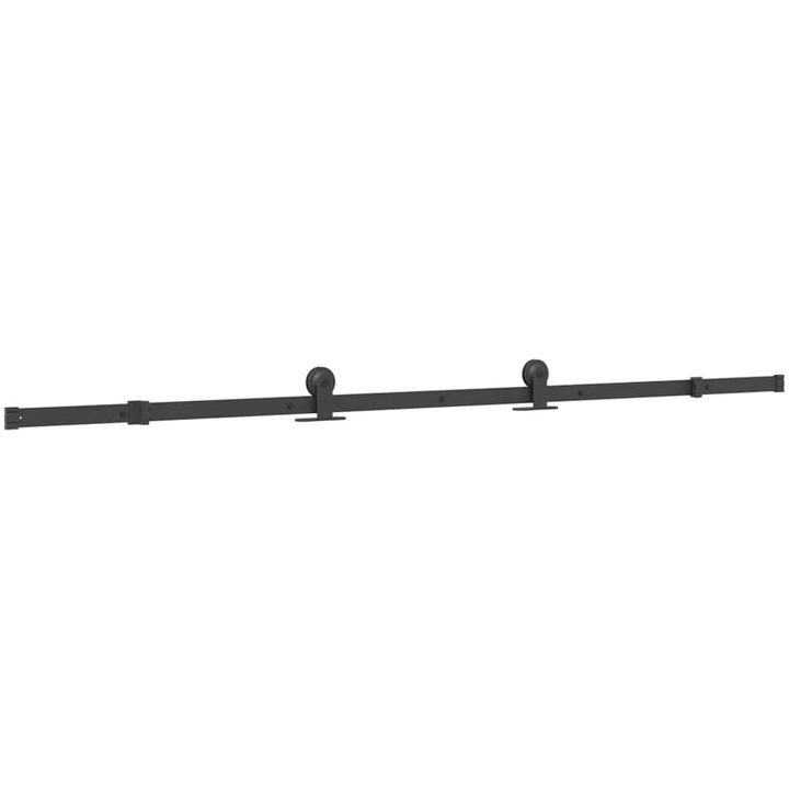 Skjutdörr med hårdvara 102,5x205 cm härdat glas och aluminium vidaXL 102.5 x 205 cm (213.5 cm) – bild 3