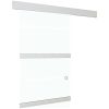 Skjutdörr med mjukstopp ESG-glas och aluminium vidaXL 76 x 205 cm – miniatyr 2