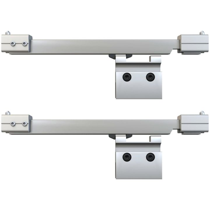 Skjutdörr med mjukstopp ESG-glas och aluminium vidaXL 76 x 205 cm – bild 7