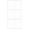 Skjutdörr vit härdat glas och aluminium vidaXL 102.5 x 205 cm – miniatyr 4