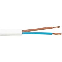 SKK (H03VV-F), 2x0,75 mm², Vit, 5 m, 300/300V MALMBERGS