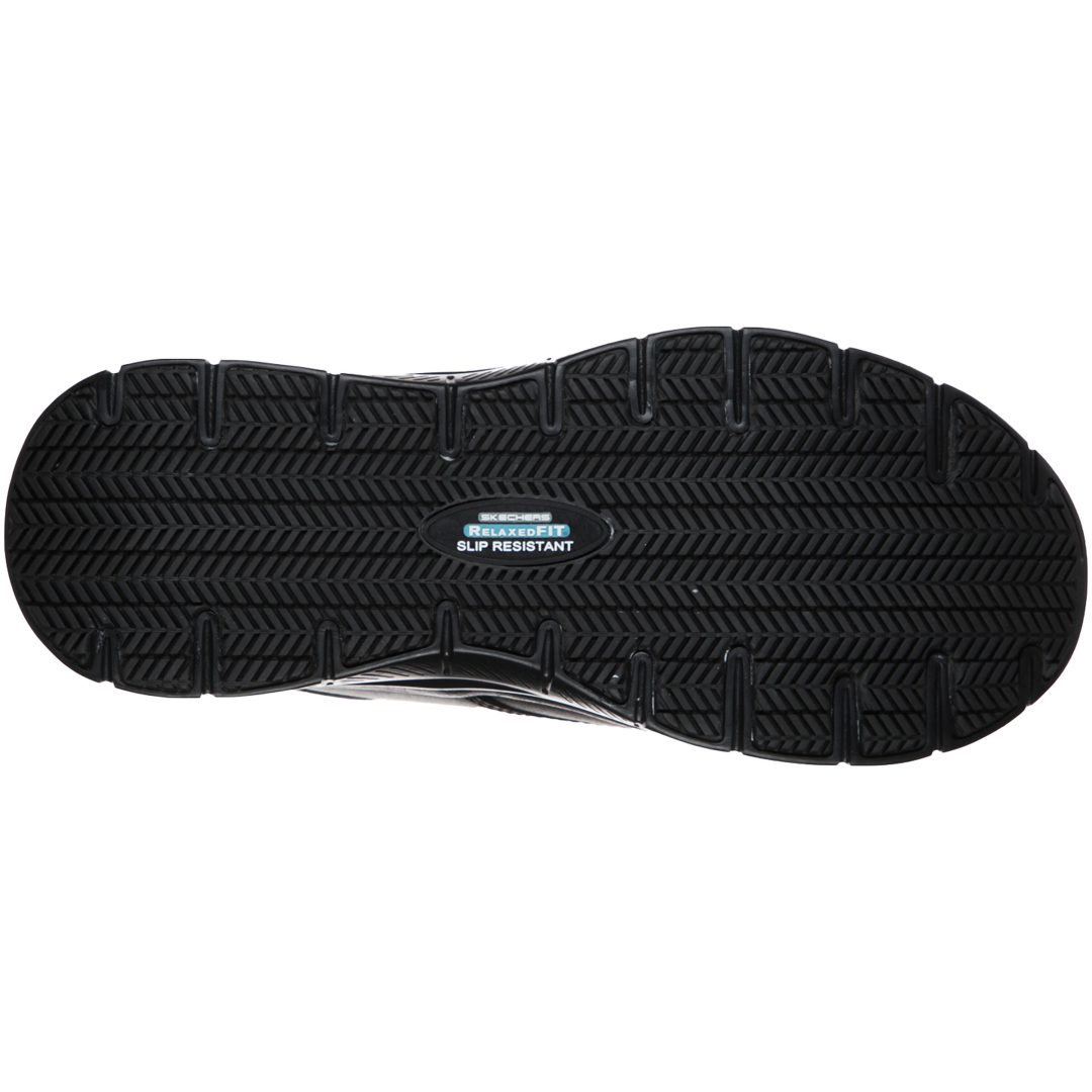 Skor Fourche Work Svart Läder Skechers 41 – bild 3