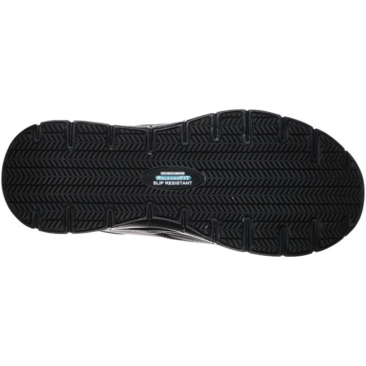 Skor Fourche Work Svart Läder Skechers 41 – bild 3