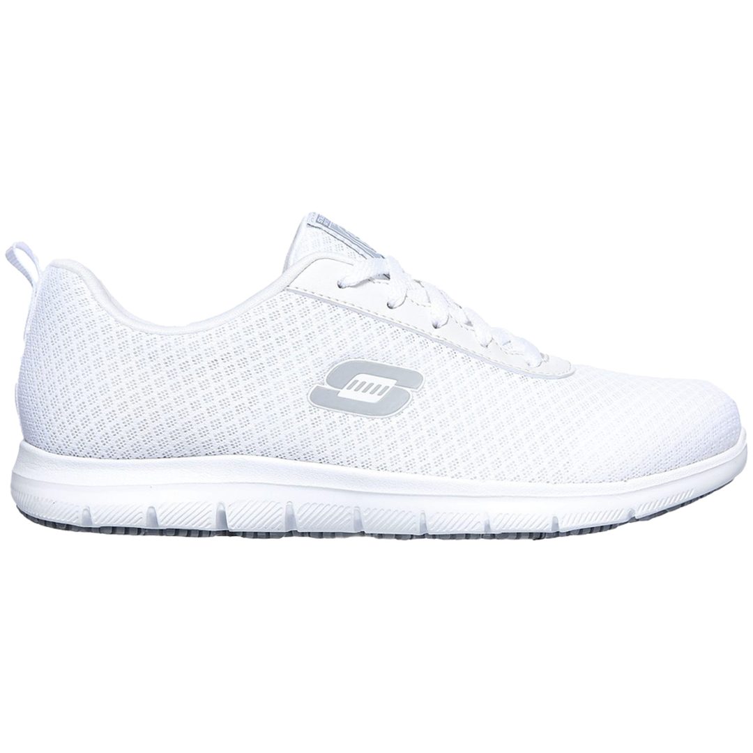 Skor Relaxed Fit Ghenter Bronaugh Mesh Vit Skechers 35
