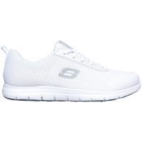 Skor Relaxed Fit Ghenter Bronaugh Mesh Vit Skechers