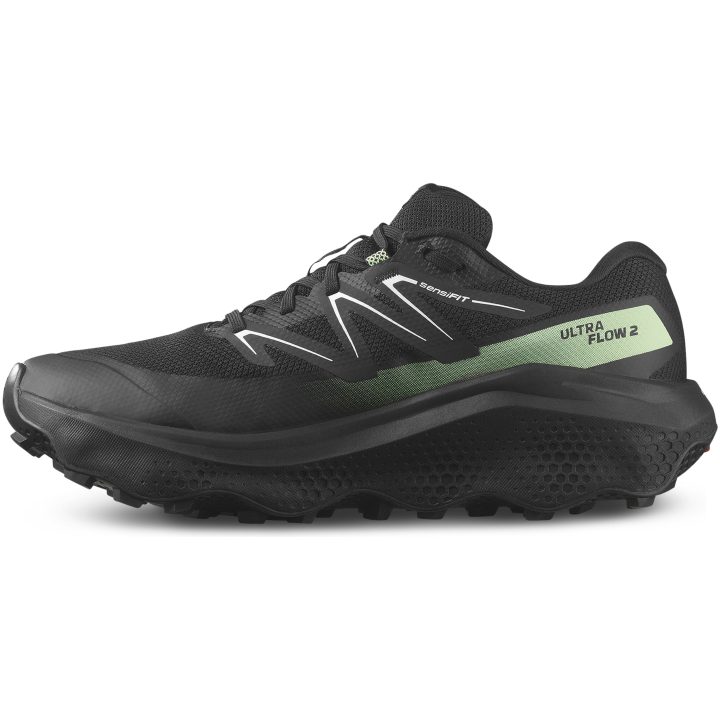 Skor Ultra Flow GTX Svart/Grön Salomon 41 1/3 – bild 2