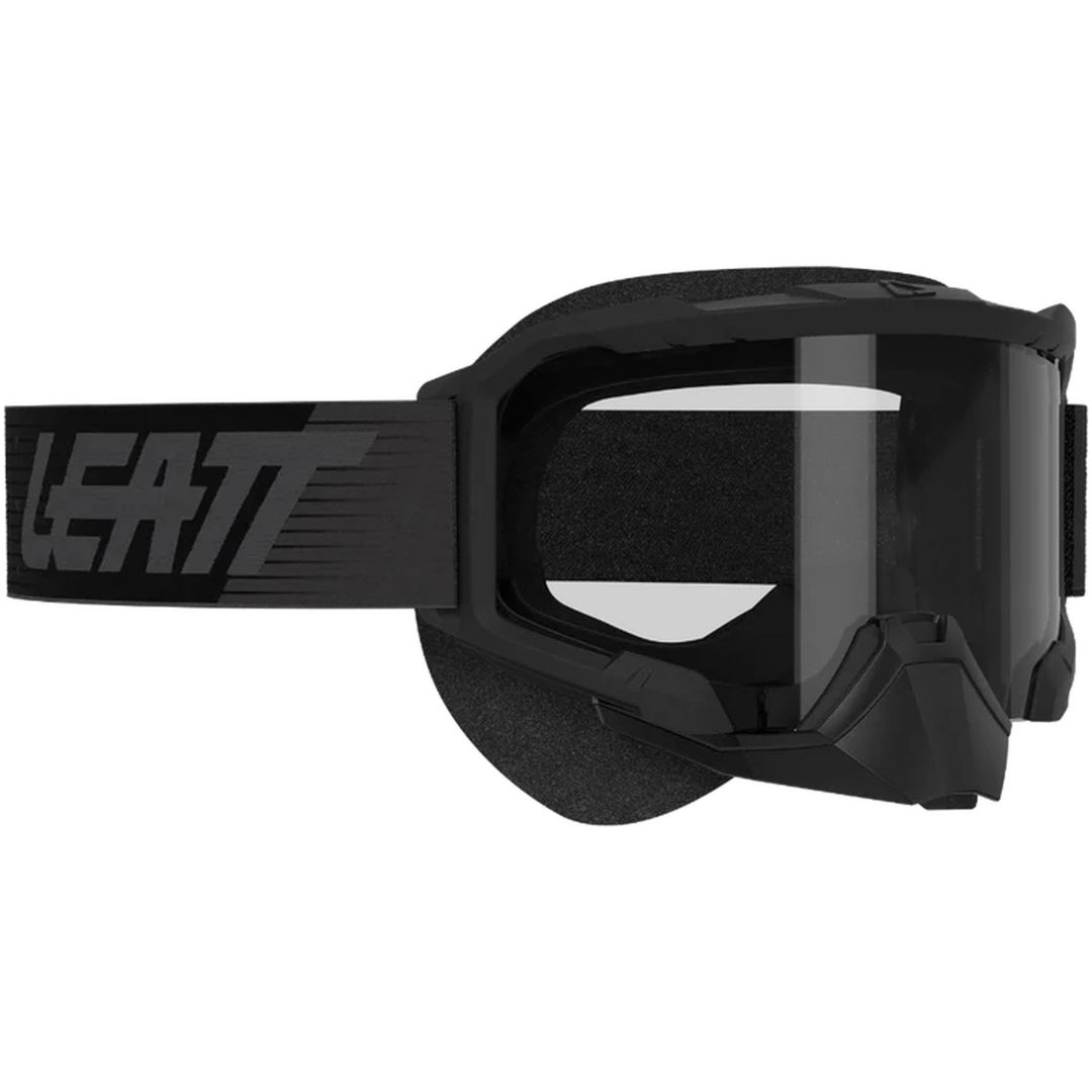 Skoterglasögon Velocity 4.5 SNX Stealth Clear 83 VLT Leatt