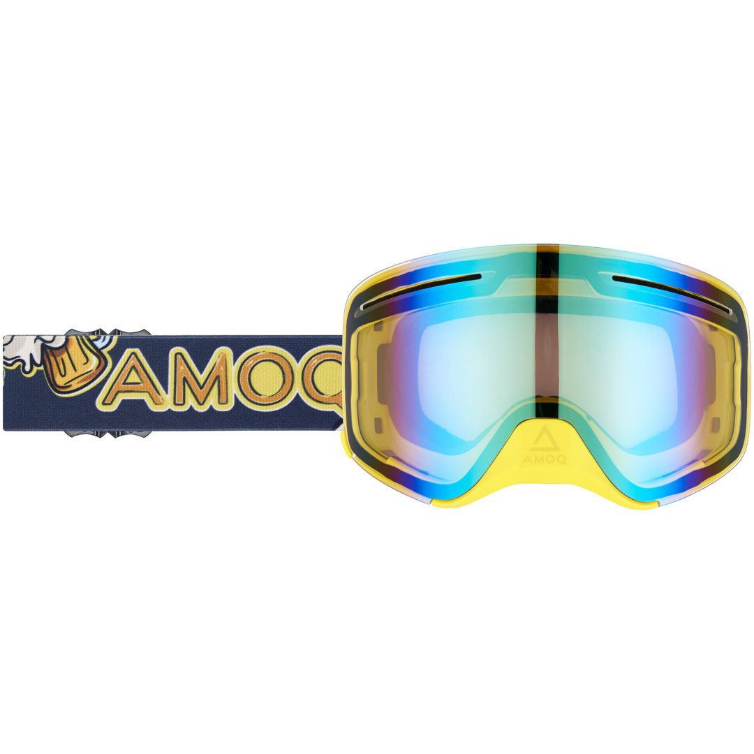 Skoterglasögon Vision Vent+ Magnetic Beer Guld AMOQ