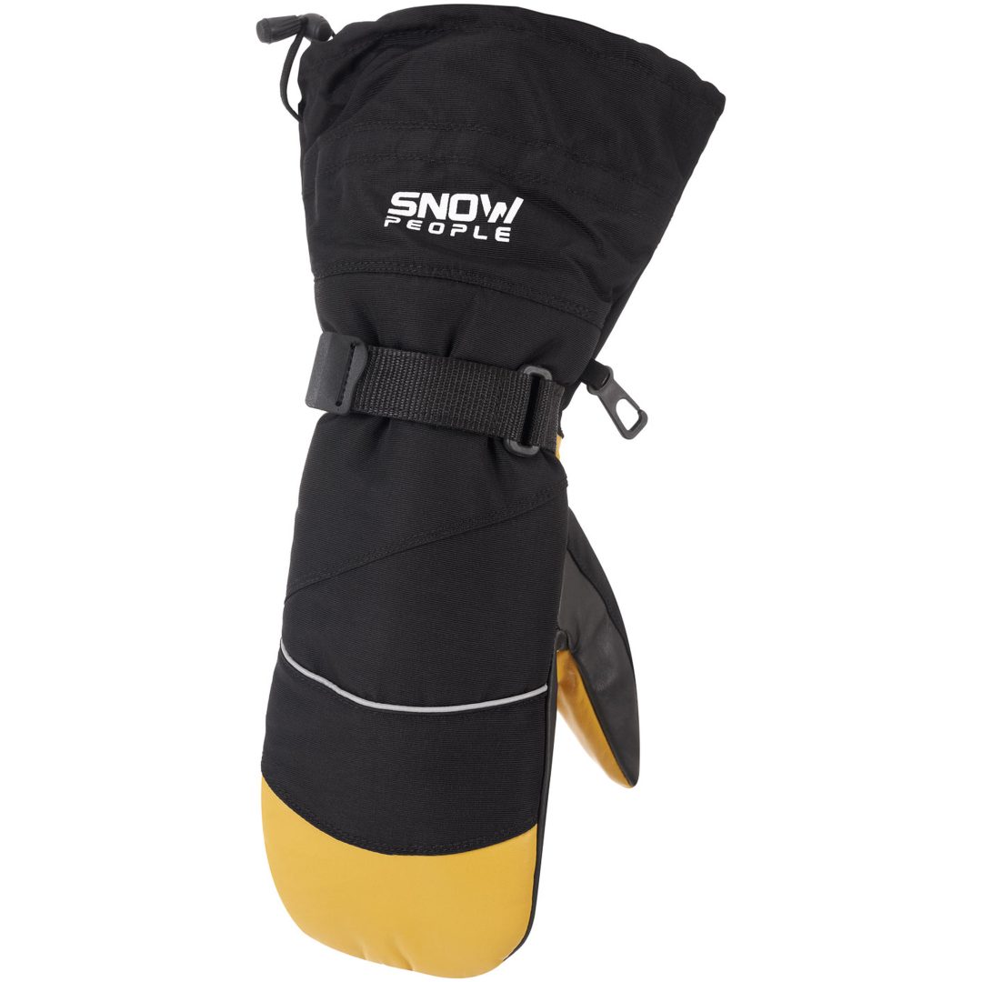 Skoterhandskar Touring Pro Svart/Beige SnowPeople Small