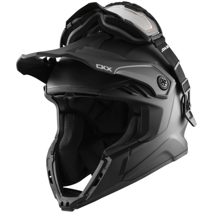 Skoterhjälm Titan Airflow Svart Matt CKX XS – bild 2