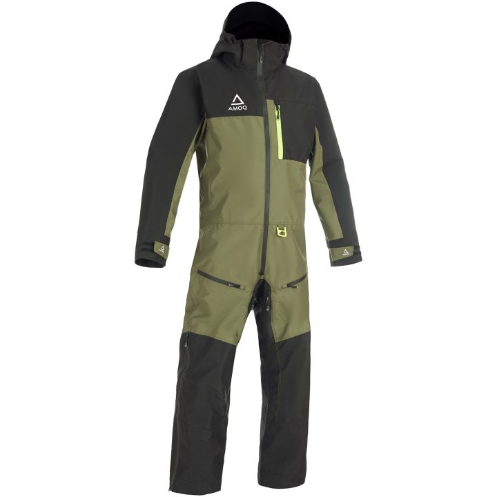 Skoteroverall Barn Dynamic Svart Militärgrön Neongul AMOQ 110 – bild 3