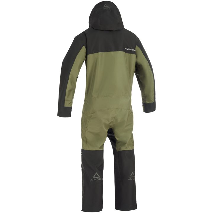 Skoteroverall Barn Dynamic Svart Militärgrön Neongul AMOQ 110 – bild 4