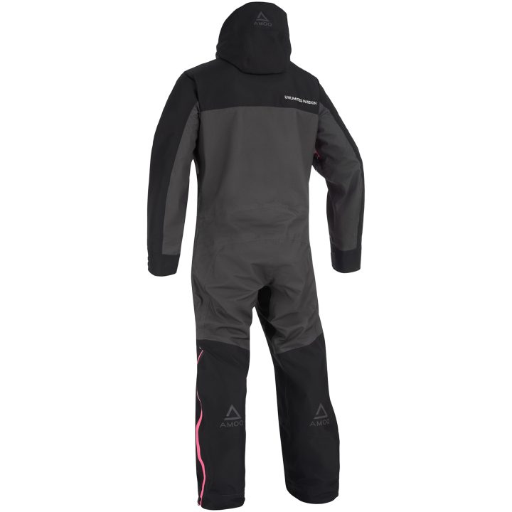 Skoteroverall Dynamic Svart Grå Rosa AMOQ s – bild 2