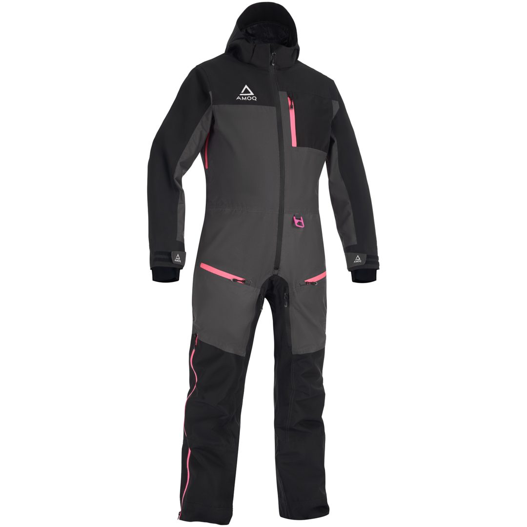Skoteroverall Dynamic Svart Grå Rosa AMOQ s